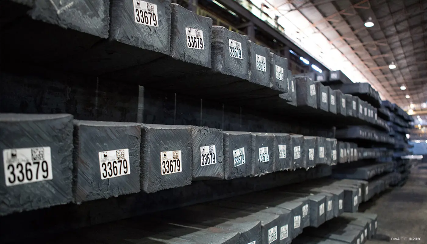 Billets from continuous casting