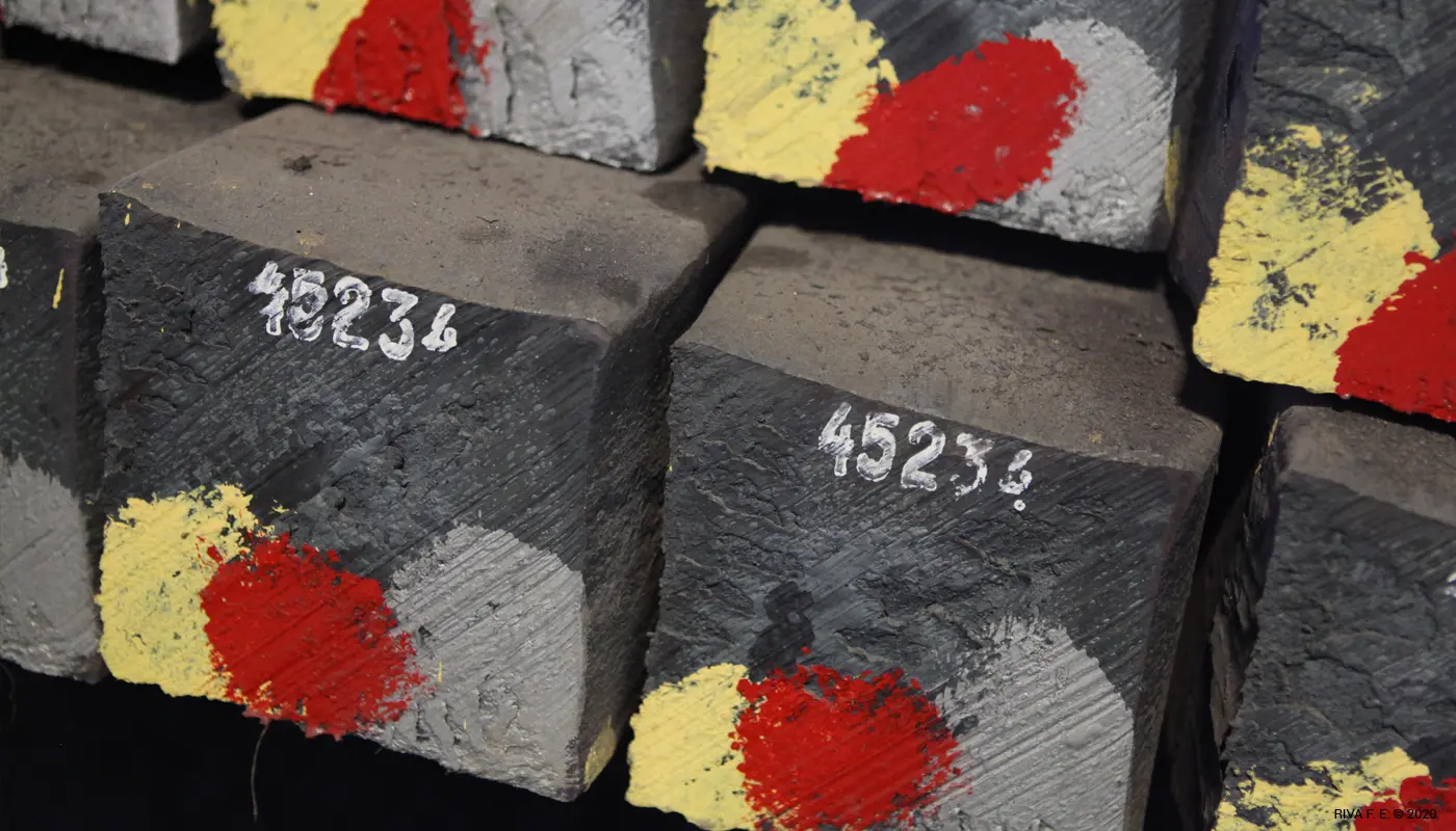 Billets from continuous casting