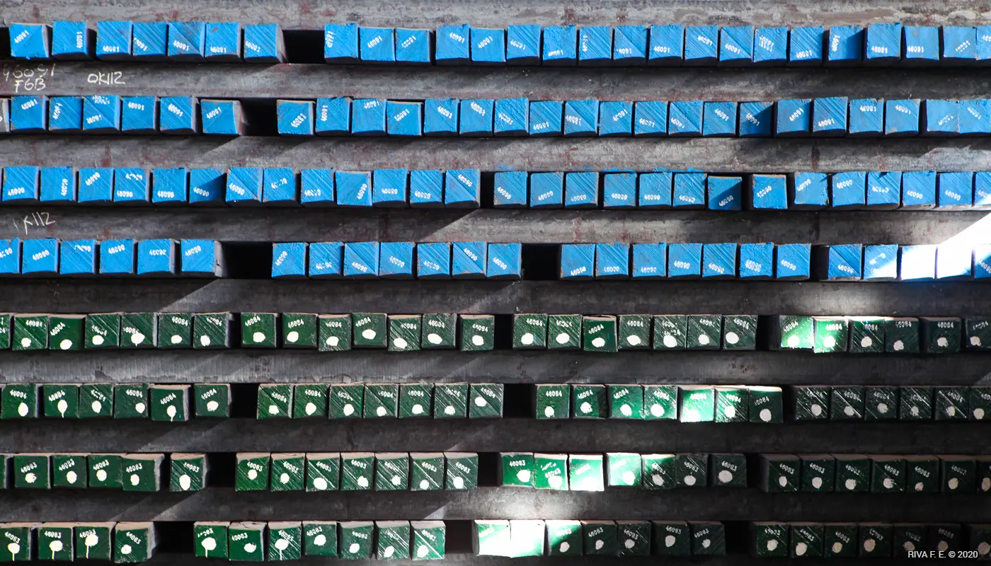 Billets from continuous casting